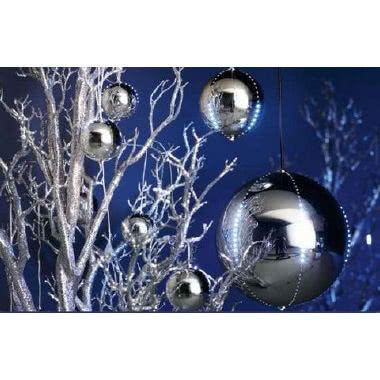 Sfere argento LED bianchi diametro 80mm product photo Photo 01 3XL