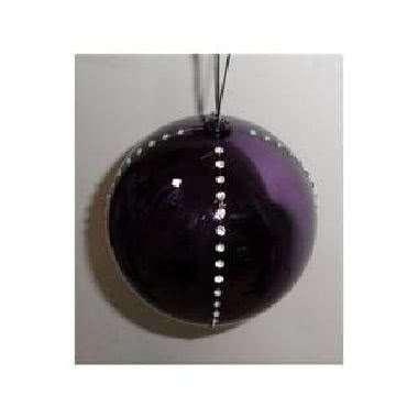 Sfera snowfall viola diametro 150mm con 4 file di LED bianchi product photo Photo 01 3XL