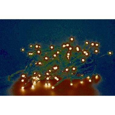 Luci Natale LED bianche 192 con memory control - cavo scuro product photo Photo 01 3XL