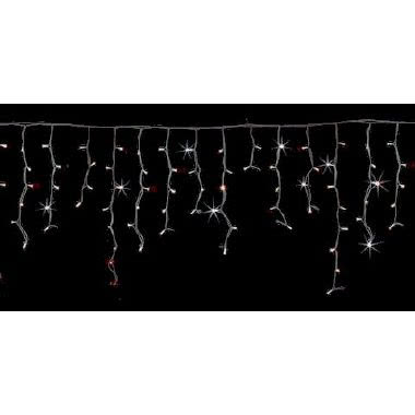 TENDA LUCCIOLONA SFALSATA 160 LED BIANCHI CON FLASH BIANCO FREDDO PROLUNGABILE product photo Photo 01 3XL