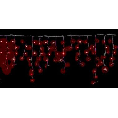 TENDA SFALSATA ULTRALUMINOSA 180 LED ROSSI CON MINISTROBO PROLUNGABILE product photo Photo 01 3XL