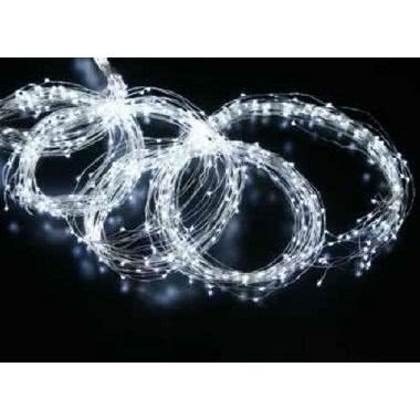 CASCATA DI LED BIANCHI SU FILO DI RAME 700 LUCI NON PROLUNGABILE product photo Photo 01 3XL