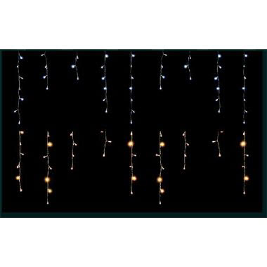 Tenda sfalsata 64 LED bianco caldo a batteria product photo Photo 01 3XL