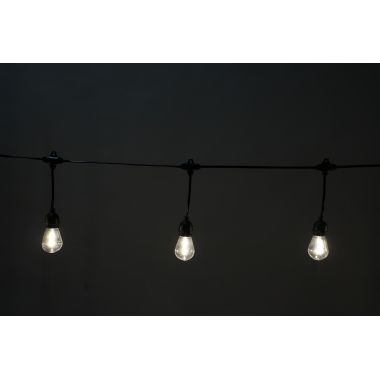10 Lampadine LED Bianco Caldo, 5 metri, prolungabile, con trasformatore, uso Esterno product photo Photo 01 3XL