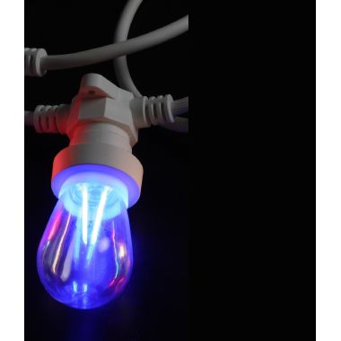 Lampadina Goccia LED Blu 2W E27 product photo Photo 01 3XL