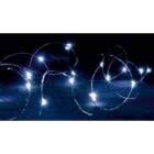 20 gocce LED bianche su filo di rame product photo