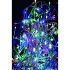 Luci Natale LED multicolor 96 con memory control e giochi di luce - cavo trasparente product photo