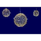 SFERA LUCCIOLONA 320 LED BIANCO CALDO CON 64 FLASH BIANCO FREDDO product photo