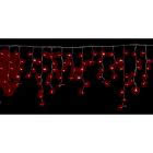 TENDA SFALSATA ULTRALUMINOSA 180 LED ROSSI CON MINISTROBO PROLUNGABILE product photo