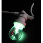 Lampadina Goccia LED Verde 2W E27 product photo