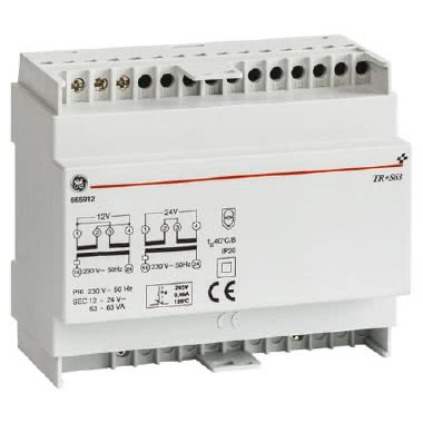 TR+S63 Trasf.Sic. 63VA 230V/12-12-24V 6m product photo Photo 01 3XL