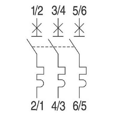 EP60 Interruttore Magnetotermico 3P 16A Curva C 6kA 3m product photo Photo 02 3XL