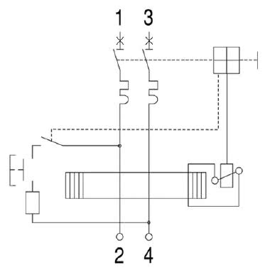 Interruttori magnetotermici differenziali DP450 AC 2P 6A 30mA product photo Photo 02 3XL