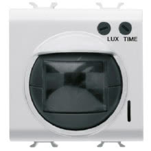 RIVELATORE DI MOVIMENTO A RAGGI INFRAROSSI - 230V ac 50/60Hz - 1NA 16A(AC1)/10A(AC15) 250V ac - 2 MODULI - BIANCO - CHORUS product photo