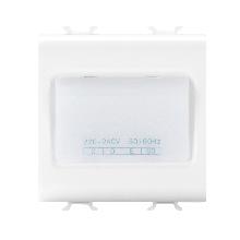 LAMPADA AUTONOMA DI EMERGENZA - 230Vac 50/60Hz 1h - 2 MODULI - BIANCO LUCIDO - CHORUSMART product photo