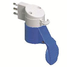 ADATTATORE DA CIVILE A INDUSTRIALE IP44 - SPINA 2P+T 16A 250V ac S17 50/60HZ - PRESA 2P+T 16A 230V ac product photo