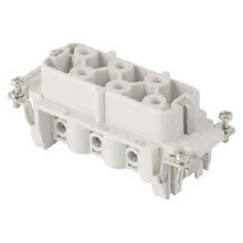 INSERTO FEMMINA - 77X27 - 6P+T 35A 830V/6kV/3 - CONNESSIONE A VITE - GRIGIO product photo