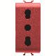 PRESA STANDARD ITALIANO 250V ac - PER LINEE DEDICATE - 2P+T 16A BIVALENTE - P11-P17 - 1 MODULO - ROSSO - CHORUSMART product photo Photo 01 2XS