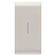 TASTO INTERCAMBIABILE PER COMANDI ASSIALI - CON DIFFUSORE - 1 MODULO - NATURAL BEIGE SATINATO - CHORUSMART product photo Photo 01 2XS