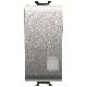 PULSANTE UNIPOLARE 250V ac - NA 16A ILLUMINABILE - CON LENTE NEUTRA SOSTITUIBILE - 1 MODULO - TITANIO - CHORUSMART product photo Photo 01 2XS