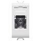 PRESA TELEFONICA STANDARD INTERNAZIONALE - RJ11 - MORSETTI A VITE - 1 MODULO - BIANCO SATINATO - CHORUSMART product photo Photo 01 2XS