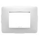 PLACCA ONE - IN TECNOPOLIMERO - 3 POSTI - BIANCO - CHORUSMART product photo Photo 01 2XS