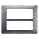 PLACCA ONE - IN TECNOPOLIMERO VERNICIATO - 12 POSTI - TITANIO - CHORUSMART product photo Photo 01 2XS