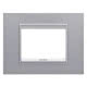 PLACCA LUX - IN METALLO - 3 POSTI - TITANIO MONOCHROME - CHORUS product photo Photo 01 2XS