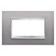 PLACCA LUX - IN METALLO - 4 POSTI - INOX SPAZZOLATO - CHORUS product photo Photo 01 2XS