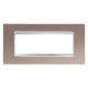 PLACCA LUX - IN METALLO - 6 POSTI - BRONZO PERLATO - CHORUS product photo Photo 01 2XS
