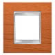 PLACCA LUX INTERNATIONAL - IN TECNOPOLIMERO FINITURA LEGNO - 2 POSTI - CILIEGIO - CHORUS product photo Photo 01 2XS