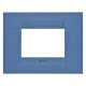 PLACCA GEO - IN TECNOPOLIMERO VERNICIATO - 3 POSTI - BLU MARE - CHORUS product photo Photo 01 2XS