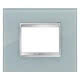 PLACCA FLAT - IN VETRO - 3 POSTI - AZZURRO SKY - CHORUS product photo Photo 01 2XS