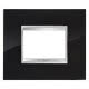 PLACCA FLAT - IN VETRO - 3 POSTI - NERO STRONG - CHORUS product photo Photo 01 2XS