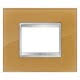 PLACCA FLAT - IN VETRO - 3 POSTI - AMBRA FOSSIL - CHORUS product photo Photo 01 2XS