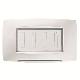 PLACCA STAGNA STANDARD ITALIANO - 4 POSTI IP55 - BIANCO - CHORUSMART product photo Photo 01 2XS