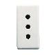 PRESA STANDARD ITALIANO 250V ac - 2P+T 10A -P11 - 1 MODULO - SYSTEM WHITE product photo Photo 01 2XS