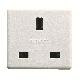 PRESA STANDARD INGLESE 250V ac - 2P+T 13A -2 MODULI - SYSTEM WHITE product photo Photo 01 2XS