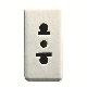 Presa standard euroamericano 250/125v ac - 2p+t 15a - 1 modulo - system white product photo Photo 01 2XS