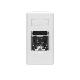 PRESA TELEFONICA - RJ11 - DOPPINO TWISTATO - MORSETTI A VITE - 1 MODULO - SYSTEM WHITE product photo Photo 01 2XS