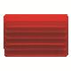 LAMPADA SEGNAPASSO CON DIFFUSORE PIANO - 12/24V - ROSSO - 3 MODULI - SYSTEM product photo Photo 01 2XS