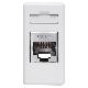 Presa rj45 - 4 coppie - categoria 6 - ftp - toolless - 1 modulo - system white product photo Photo 01 2XS