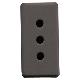 PRESA STANDARD ITALIANO 250V ac - 2P+T 10A -P11 - 1 MODULO - SYSTEM BLACK product photo Photo 01 2XS