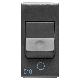 INTERRUTTORE AUTOMATICO MAGNETOTERMICO 230V ac - 1P+N 10A 3kA CURVA C - 1 MODULO- SYSTEM BLACK product photo Photo 01 2XS