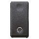INTERRUTTORE BIPOLARE 250V ac - 16AX - NEUTRO - SIMBOLO 0/I - 1 MODULO - SYSTEM BLACK product photo Photo 01 2XS