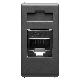 PRESA RJ45 - 4 COPPIE - CATEGORIA 6 - UTP - TOOLLESS - 1 MODULO - SYSTEM BLACK product photo Photo 01 2XS