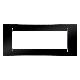 PLACCA VIRNA - IN TECNOPOLIMERO FINITURA LUCIDA - 6 POSTI - NERO TONER - SYSTEM product photo Photo 01 2XS