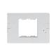 PLACCA COMPACT - AUTOPORTANTE - 2 POSTI - BIANCO NUVOLA - SYSTEM product photo Photo 01 2XS
