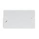 PLACCA CIECA PER SCATOLE RETTANGOLARI DA INCASSO - 6 POSTI (3+3 SOVRAPPOSTI) - A VITE - BIANCO NUVOLA product photo Photo 01 2XS