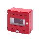 CENTRALINO STAGNO PER EMERGENZA CON GUIDA DIN - 8 MODULI EN50022 - ROSSO RAL 3000 product photo Photo 01 2XS
